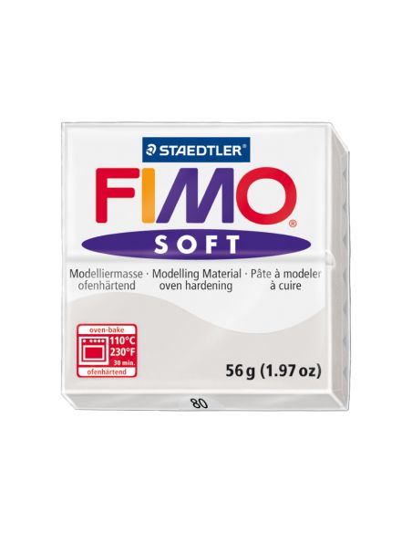 Pasta Staedtler Fimo Soft 57 Gr Color Gris