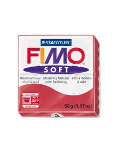 Pasta Staedtler Fimo Soft 57 Gr Color Rojo Cereza 2
