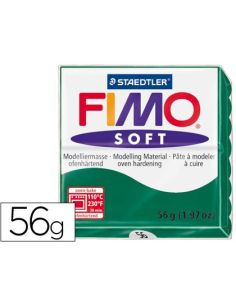 Pasta Staedtler Fimo Soft 57 Gr Color Verde Esmeralda
