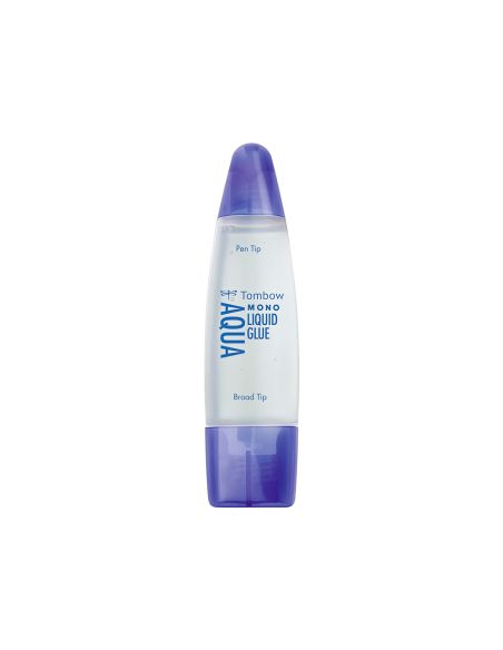 Pegamento Cola Liquida Tombow Transparente Aqua Permanente Con 2 Puntas Bote De 50 Ml