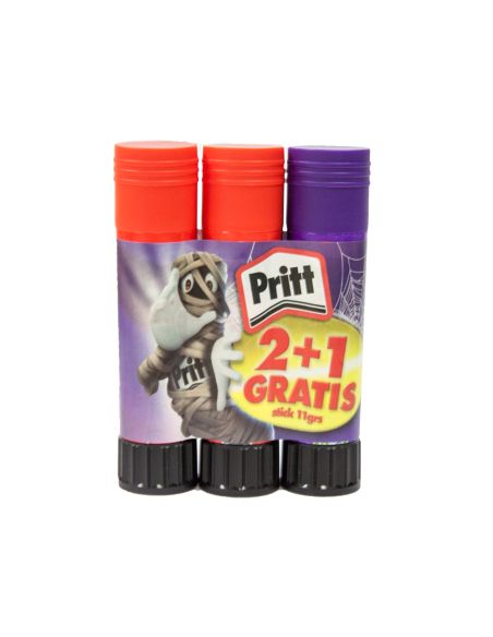 Pegamento Pritt En Barra 11 Gr Monsters Pack Promocional 2+1 Sin Cargo