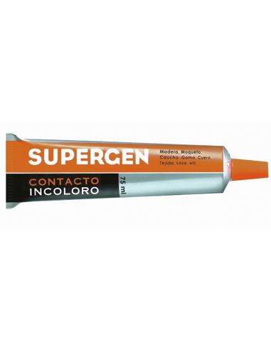 Pegamento Supergen Contacto Incoloro 75 Ml Unidad