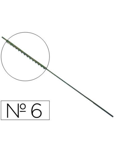 Pelos De Segueta Madera Nº6 Caja De 144 Unidades