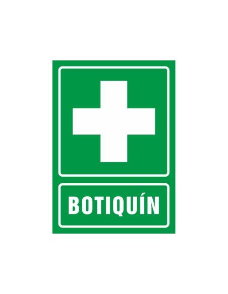 Pictograma Syssa Señal De Botiquin En Pvc 210X297 Mm