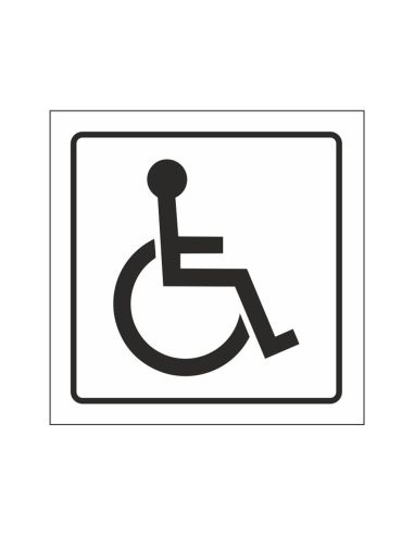 Pictograma Syssa Señal De Discapacitados En Pvc 105X105 Mm