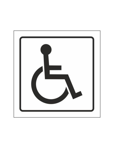 Pictograma Syssa Señal De Discapacitados En Pvc 105X105 Mm