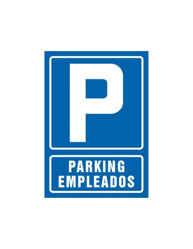 Pictograma Syssa Señal De Parking Empleados En Pvc 210X297 Mm