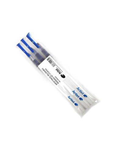 Pincel Artist Recargable Redondo Blister 3 Unidades Puntas Surtidas