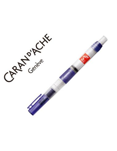 Pincel Caran D'Ache Con Deposito De Agua Regulable Cuerpo Enroscable Y Capuchon Con Clip