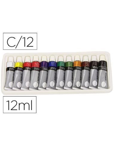 Pintura Acrilica Daler Rowney Simply Caja De 12 Colores Surtidos Tubo De 12 Ml