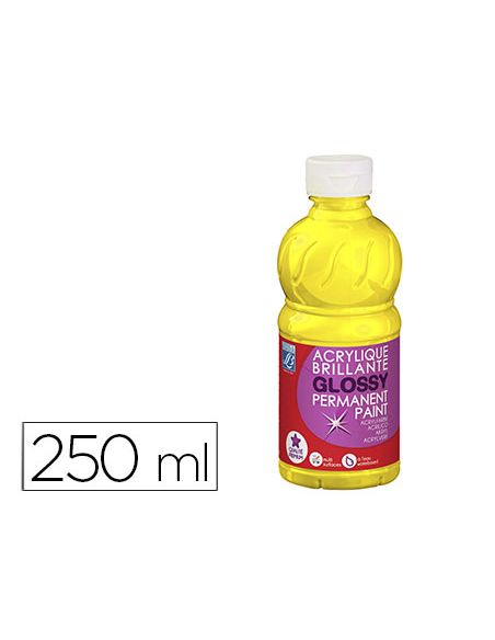 Pintura Acrilica L&B Brillo Amarillo Primario Bote De 250 Ml