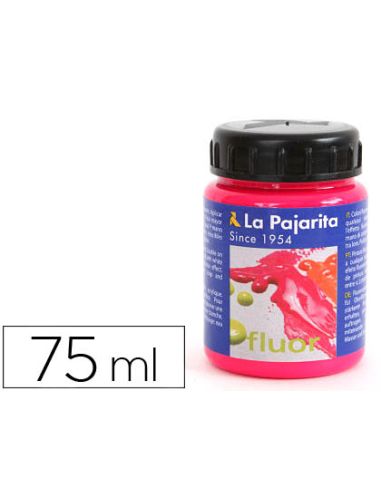 Pintura Acrilica La Pajarita F-04 Magenta Fluorescente 75Ml