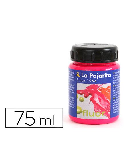 Pintura Acrilica La Pajarita F-04 Magenta Fluorescente 75Ml