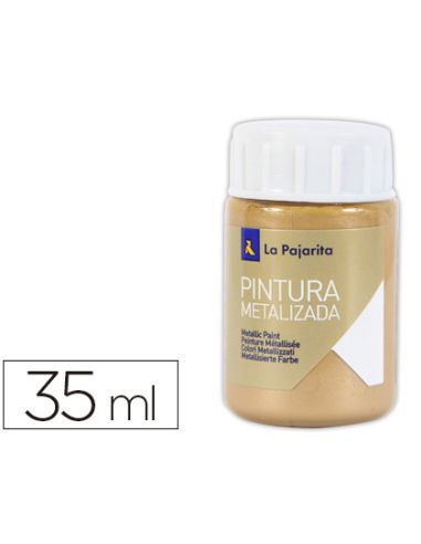 Pintura Metalizada La Pajarita Oro Ducado 35 Ml