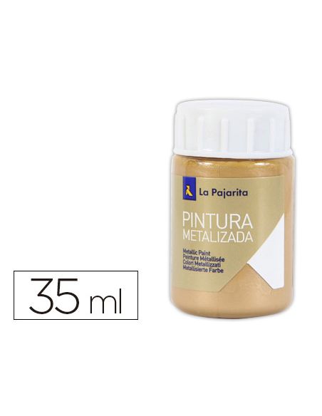 Pintura Metalizada La Pajarita Oro Ducado 35 Ml