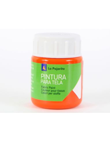 Pintura Para Tela La Pajarita Anaranjado 25 Ml