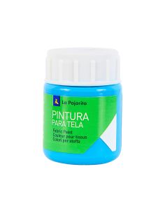 Pintura Para Tela La Pajarita Azul Cyan 25 Ml 2