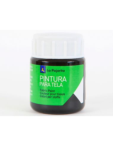 Pintura Para Tela La Pajarita Negro 25 Ml