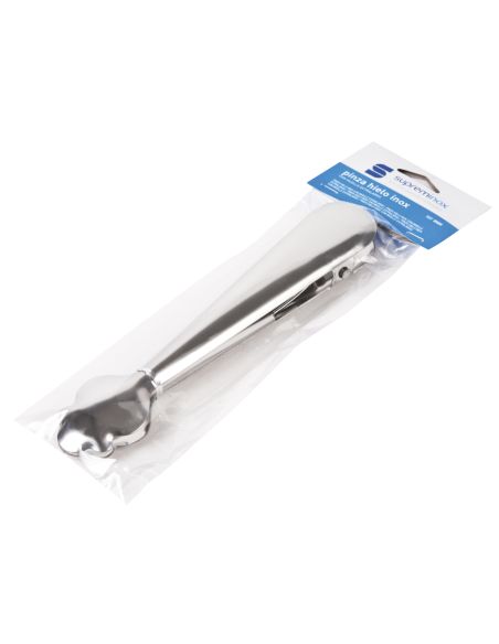 Pinza Para Hielo Supreminox Con Muelle Acero Inoxidable 19 Cm