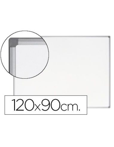 Pizarra Blanca Bi-Office Earth-It Magnetica De Acero Vitrificado Marco De Aluminio 120 X 90 Cm Con Bandeja Para