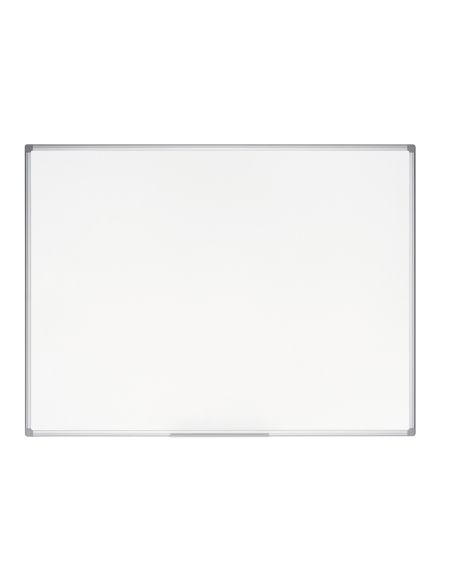 Pizarra Blanca Bi-Office Earth-It Magnetica De Acero Vitrificado Marco De Aluminio 120 X 90 Cm Con Bandeja Para