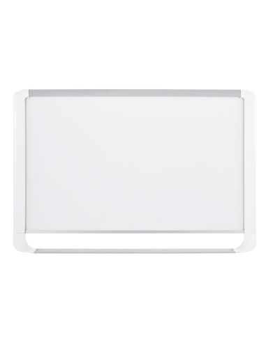 Pizarra Blanca Bi-Office Lacada Con Bandeja Integrada 180X120 Cm