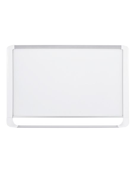 Pizarra Blanca Bi-Office Lacada Con Bandeja Integrada 180X120 Cm