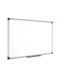 Pizarra Blanca Bi-Office Magnetica Maya W Ceramica Vitrificada Marco De Aluminio 180 X 90 Cm Con Bandeja Para 2