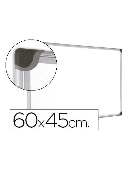 Pizarra Blanca Bi-Office Magnetica Maya W Ceramica Vitrificada Marco De Aluminio 60 X 45 Cm Con Bandeja Para