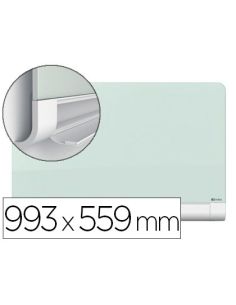 Pizarra Blanca Nobo Diamond Cristal Magnetica Esquinas Redondas 993X559 Mm