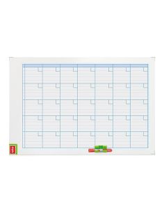 Planning Magnetico Nobo Mensual Rotulable Marco Metalico 90X60 Cm 2