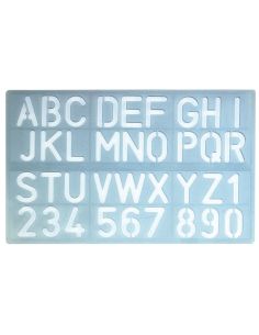 Plantilla Liderpapel Rotulacion 1600 Letras Y Numeros 30 Mm 2