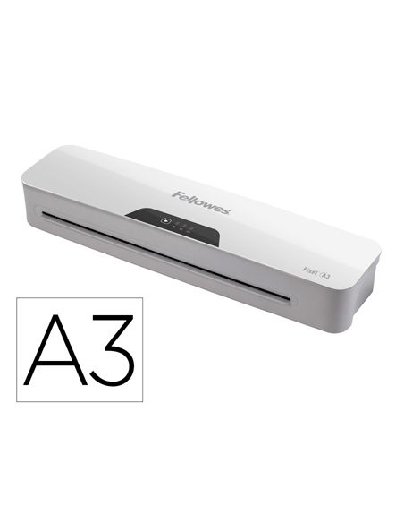 Plastificadora Fellowes Pixel Din A3 2 Rodillos Sistema Antiatasco Apagado Automatico Hasta 125 Mc