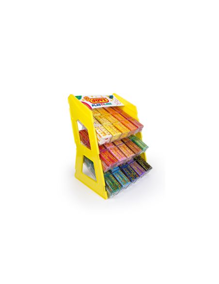 Plastilina Jovi 70 Expositor Sobremesa 180 Unidades Colores Surtidos