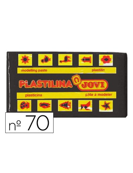 Plastilina Jovi 70 Negro Unidad Tamaño Pequeño|Libreriasalesiana