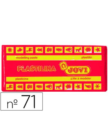 Plastilina Jovi 71 Rubi Unidad Tamaño Mediano