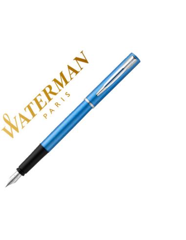 Pluma Waterman Allure Laca Azul En Estuche De Regalo