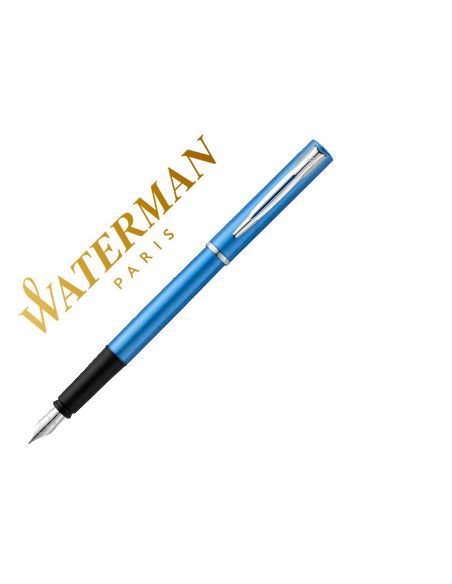 Pluma Waterman Allure Laca Azul En Estuche De Regalo