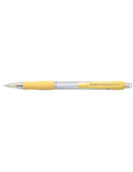 Portaminas Pilot Super Grip Amarillo 0,5 Mm Sujecion De Caucho