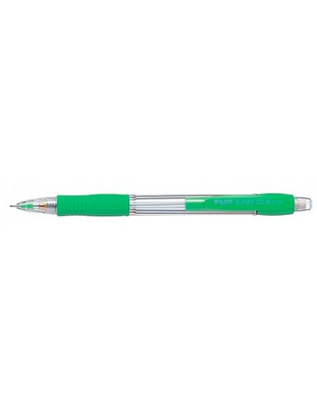 Portaminas Pilot Super Grip Verde Claro 0,5 Mm Sujecion De Caucho