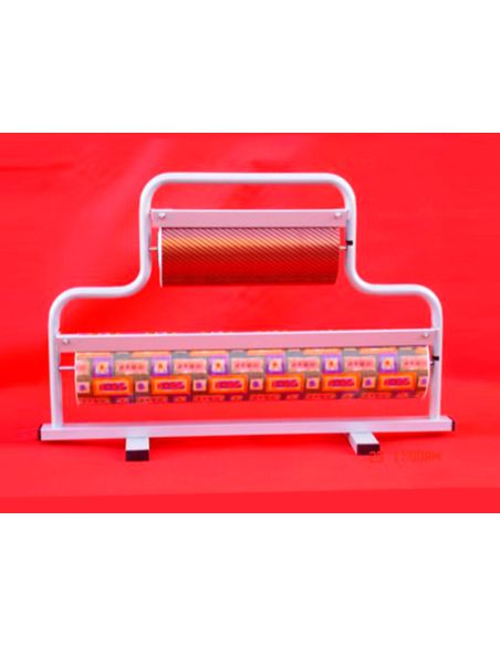 Portarrollo Metal Mostrador Corta Papel Para Bobinas De 62-31 Cm