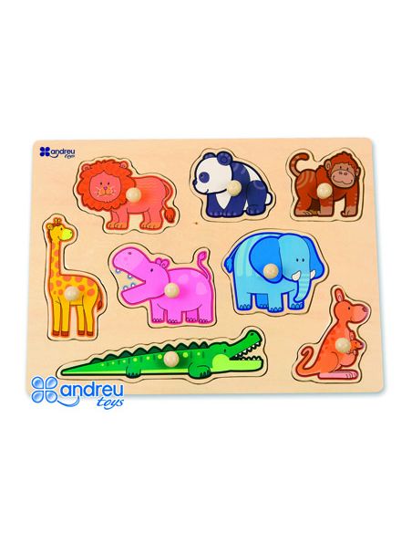 Puzle Andreutoys Madera Selva 8 Piezas