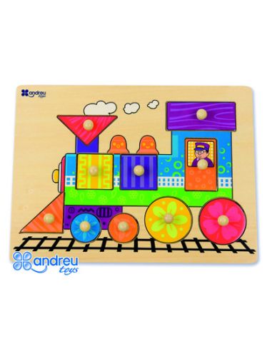 Puzle Andreutoys Madera Tren 10 Piezas