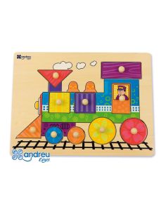 Puzle Andreutoys Madera Tren 10 Piezas 2