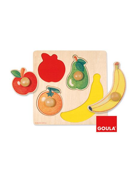 Puzle Diset Frutas 4 Piezas