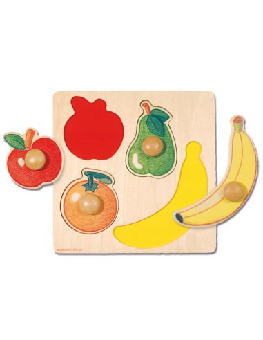 Puzle Diset Frutas 4 Piezas
