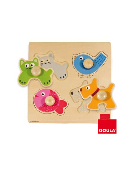 Puzle Diset Animales Domesticos 4 Piezas