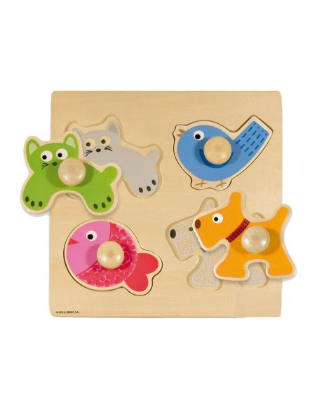 Puzle Diset Animales Domesticos 4 Piezas