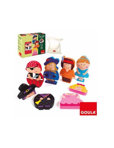 Puzle Goula Infantil Personajes Magneticos