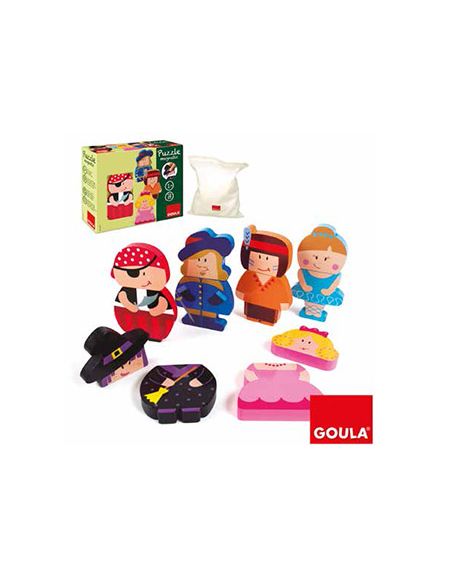 Puzle Goula Infantil Personajes Magneticos